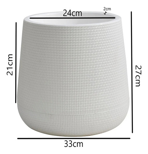Maceteros De Plastico Medianos Decoracion Hogar- Jardin