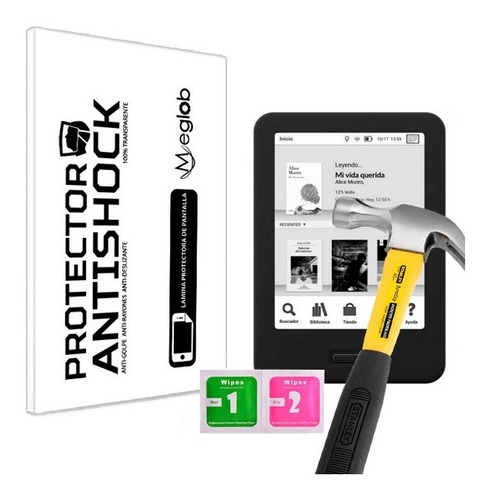 Protector De Pantalla Antishock Tablet Bq Cervantes E-reader