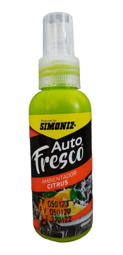 Ambientador Auto Fresco Aromatizante Varios Aromas 100ml