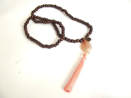 Imagen 4 de 8 de Japa Mala Meditación Kit Rosario Tibetano + Salvia + Vela