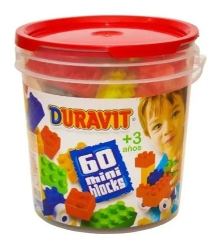 Juego De Mini Bloques En Balde 60 Piezas - Duravit