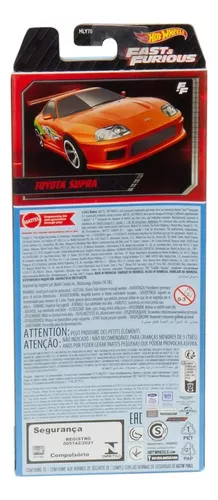 Pack De 5 Hot Wheels - Fast And Furious - Velozes E Furiosos