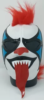 Psycho Clown Mascara Semi Licra Niño Luchador Aaa