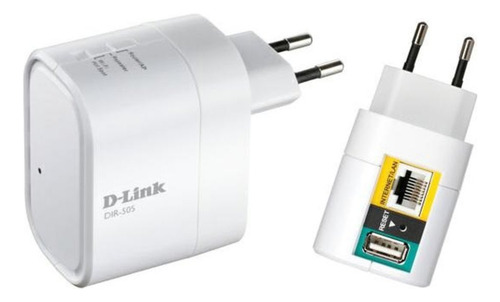 Enrutador Y Repetidor Blanco Portátil D-link Dir-505 (Usado)