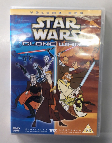 Star Wars Clone Wars Volumen Uno Dvd Animada - Pal Ingles