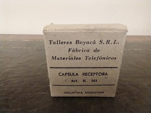 Imagen 6 de 6 de Antigua Capsula Receptora Para Teléfonos Boyacá