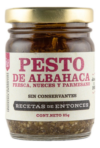 Pesto De Albahaca Recetas De Entonces 85 G