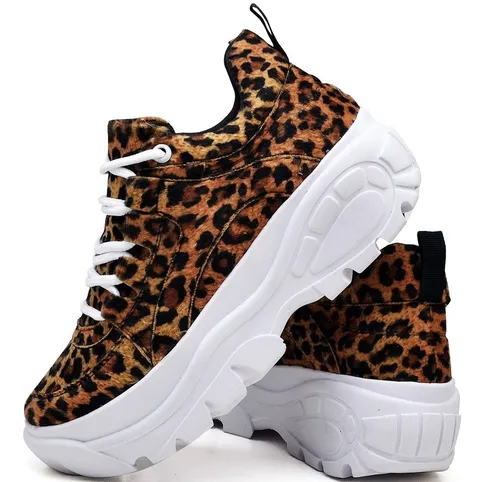 Tenis chunky feminino best sale onça