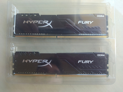 Memória Ram Kingston Fury 8gb (2x4) 2666hz