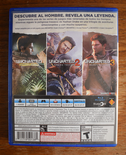 Uncharted: The Nathan Drake Collection (Usado)