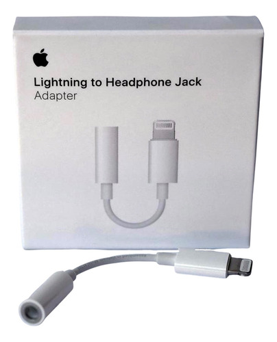 Adaptador Jack Lightning Audífonos iPhone 7 Apple Original