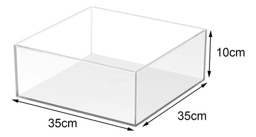 Caja De Acrílico Transparente Para Pasteles, Caja De