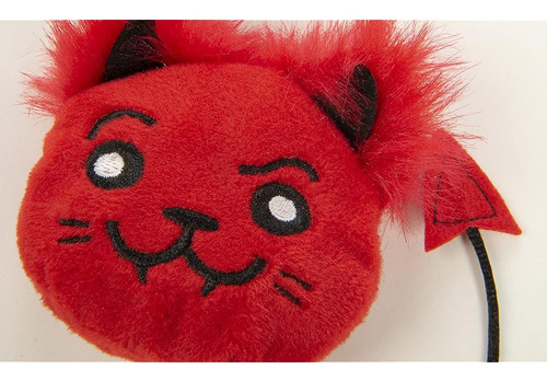Petlinks Lil' Devil Plush Catnip Cat Toy - Rojo, One Size