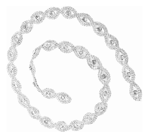 Cinta De Diamantes De Imitación, Cadena De Garras Brillantes
