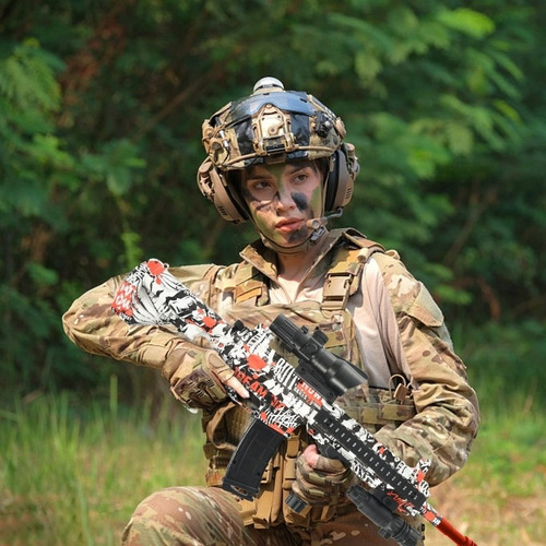 Ametralladora M416 Con Balines De Hidrogel Juguete Niños