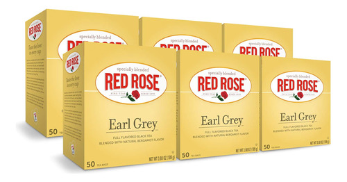 Earl Grey Te De Rosas Rojas  40 count