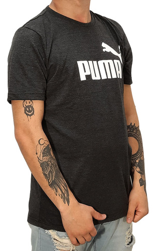 Remera Puma Essentials Heather Moda Ngo Lt/nba Hombre