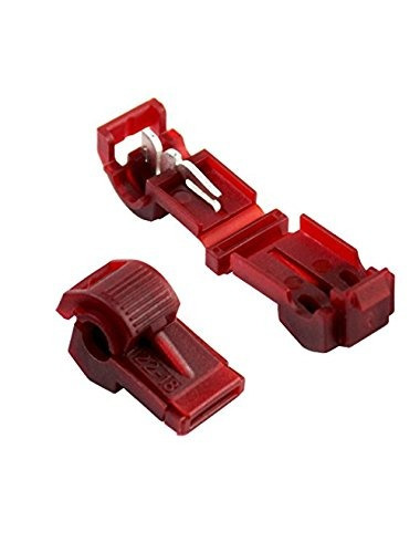 Xscorpion Tt2218r T-tap Conector 18/22 Gauge Awg 50 Piezas,