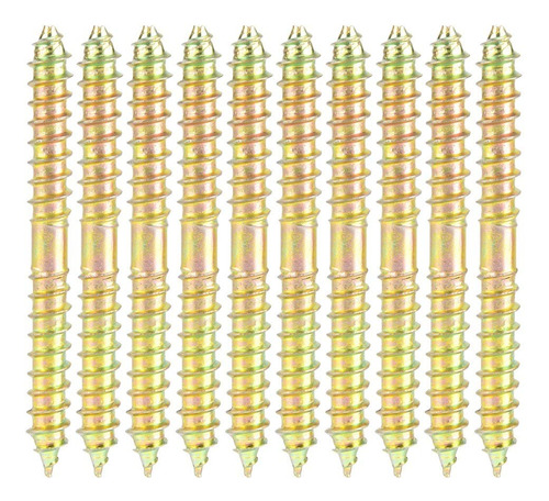 Tornillos De Doble Extremo, 10 Tornillos De Clavija Para Mad