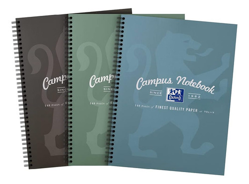 Campus, Cuaderno A4, Rayas, 140 Páginas, Colores Metá...