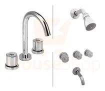 Comprar Set Griferia Baño Peirano Verín Plus Lavatorio + Ducha