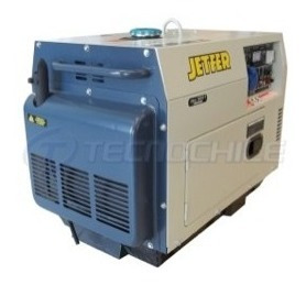 Generador Eléctrico Diesel Jetfer Jet5500ds Insonoro  