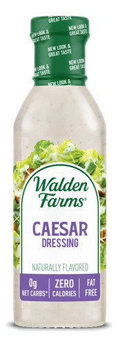 Walden Farms Aderezo Csar, Cobertura Natural Fresca Para Ens