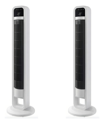 Pack 2 Ventiladores De Torre Omnibreeze 4 Velocidades Blanco