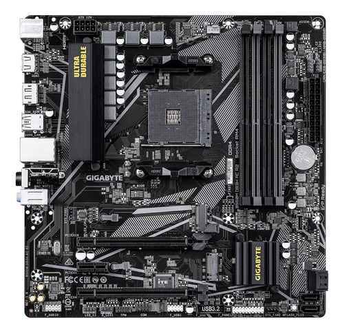 Tarjeta Madre Gigabyte B550m Ds3h Ac R2 Am4 Ddr4 Matx