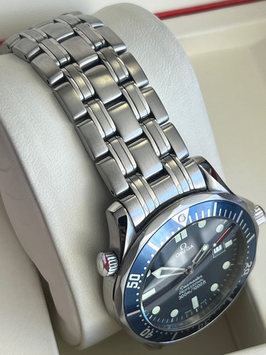 Reloj Omega Seamaster Plateado Azul Marino Azul (Usado)