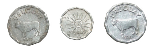 Moneda Uruguay 1977
