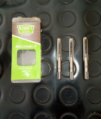 Imagen 1 de 3 de Macho 6mm Milimetros Paso 1.00 Kraft Aleman Abrir Rosca 6mm