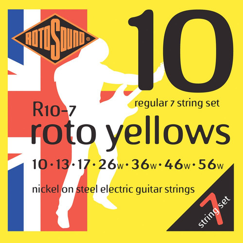 Rotosound R10-7 Niquel Regular Cuerda Guitarra Electrica (10
