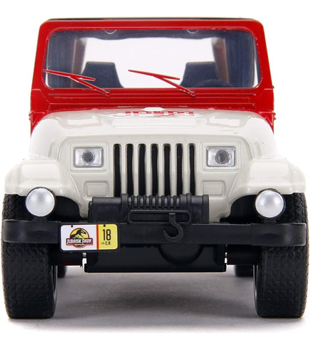 Jada Toys Jurassic World 1:32 Jeep Wrangler Cast Cast, Jugue