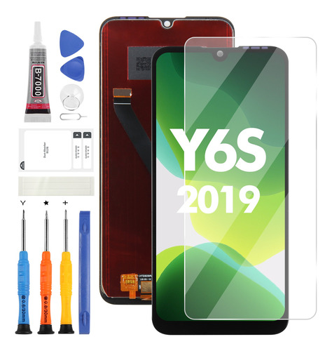 Para Huawei Y6s/y6 2019/y6 Pro/honor 8a Pantalla Táctil Lcd 