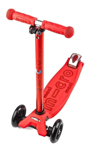 Patinete Micro Maxi Deluxe  vermelho  para crianças