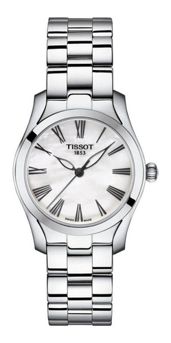 Reloj Tissot T-wave Plateado Esfera Mother Of Pearl Boleta