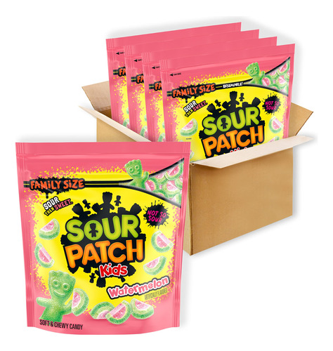 Sour Patch Kids - Caramelo Suave Y Masticable De Sandia, Car