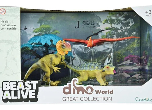 Kit De Dinossauros Beast Alive Dino World Great Collection