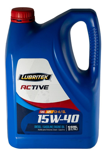 Lubricante Para Moto Active 15w-40 Ci-4 1gl