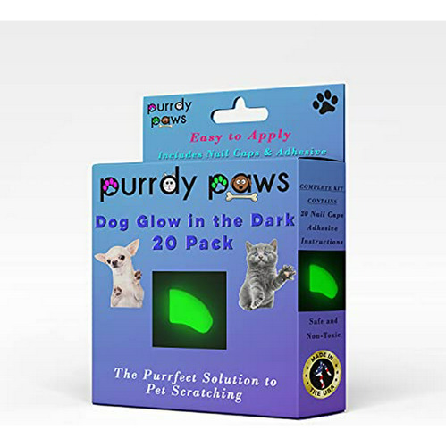 Capsulas Protectoras Luminosas Para Uñas De Perro.