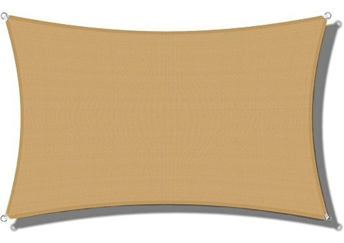 Rectángulo Toldo Vela Beige 98% 3m X 4m