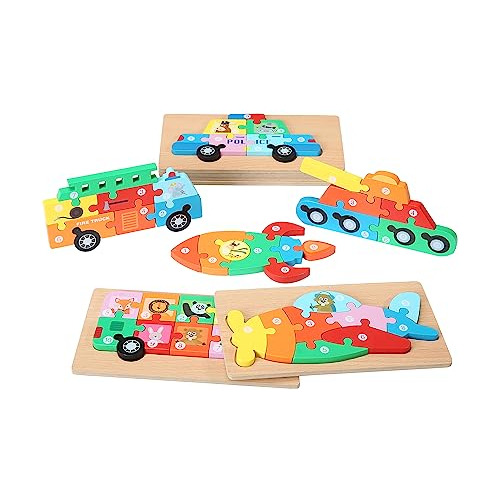 Puzzles For Kids Ages 3-5, Toddler Puzzles Montessori Toys F