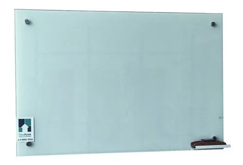 comprar Lousa De Vidro Quadro Branco De 90cm X 80cm Com Suporte