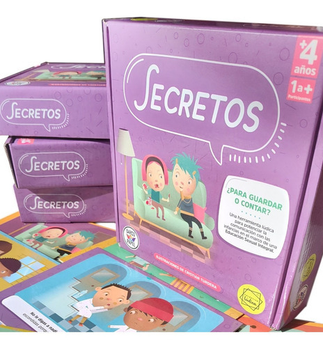 Juego De Mesa Didáctico Infantil "Secretos" Barco de Papel Para Trabajar La Esi En La Niñez