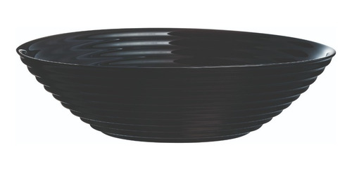 Harena Juego De 6 Platos De Ensalada Sopa De Opal Luminarc Color Negro
