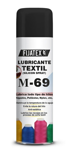 Silicon Textil Lubricante Fijatex M-69- 1pz