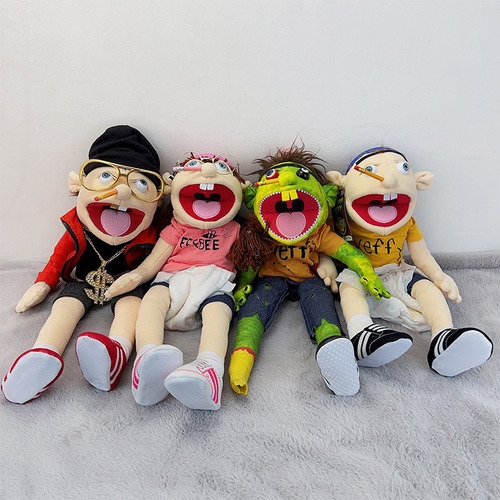Marioneta De Mano Dinosaurio Peluche 30cm
