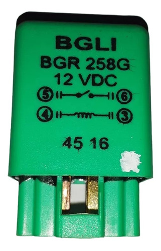 Relay De Relevo (verde) R15 2.0 Yamaha Original Delcar Motos