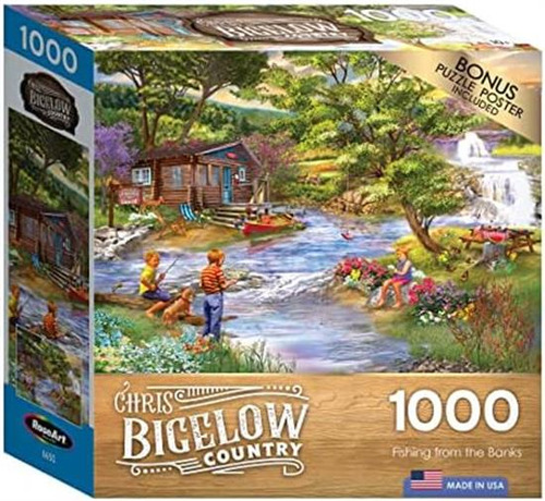 Chris 1000 Pc Puzzle - Pesca Desde Los Bancos